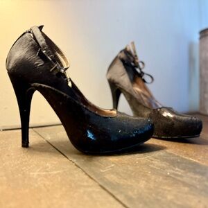 Wet Seal Ankle Strap Heels - Size 10